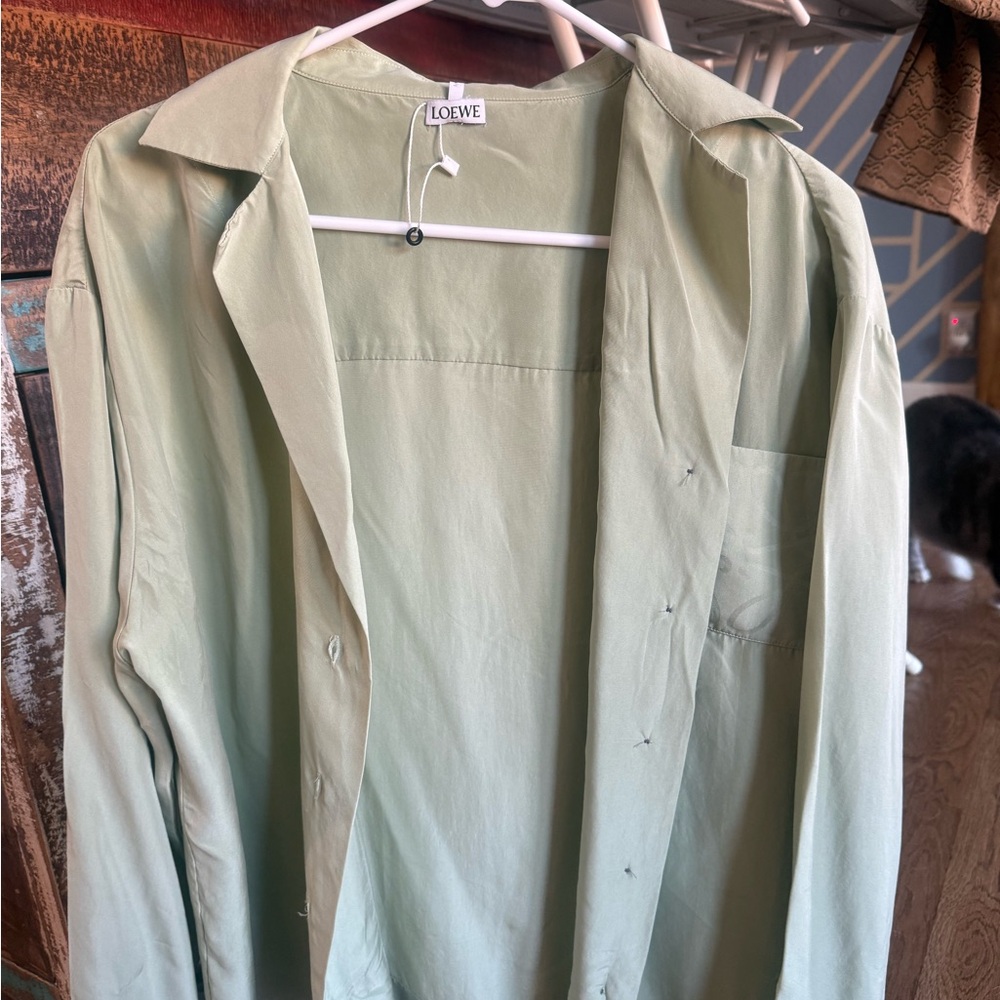 Loewe womenGreen shirt